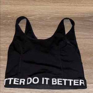 Nasty Gal Sports Bra Crop top